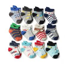 Conjunto de 12 pares de calcetines para bebé y niño, calcetines Unisex de algodón suave con dibujos animados para recién nacido, para niños y niñas de 0 a 5 años 2024 - compra barato