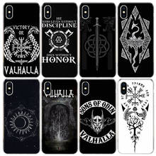 Viking vegvisir odin nórdico caso de telefone para apple iphone 13 pro max 11 12 mini se 2020 x xs xr 8 7 mais 6 6s 5 5S capa escudo coq 2024 - compre barato