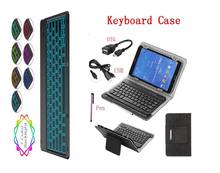 Funda con Teclado retroiluminado para Samsung Galaxy Tab A, cubierta con Bluetooth, 7 colores, para A6, 10,1, 2016, 2019, T510, T515, T580, T585, 10,5, 2018, T590, T595 2024 - compra barato