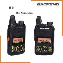 Baofeng  BF-T1 Mini Walkie Talkie 1W Moblie Durable Keypad UHF Two Way Radio Baofeng Handheld  Walkie Talkie 2024 - buy cheap