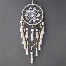 White Large Lace Dream Catcher Wall Hanging Decor Simple Handmade DIY Dreamcatcher Tasseled Hanging Wedding Home Decoration 2024 - buy cheap