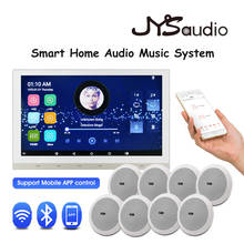 Amplificador de pared con pantalla táctil, reproductor de música de fondo para el hogar, Android 5,1, Bluetooth, WiFi, Fm, Audio, HiFi, sonido estéreo, Subwoofer 2024 - compra barato