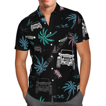 Гавайская рубашка, гавайская пляжная Летняя мужская рубашка с 3d цветочным принтом автомобиля, футболка в стиле Харадзюку, рубашки в стиле хип-хоп 16 2024 - купить недорого