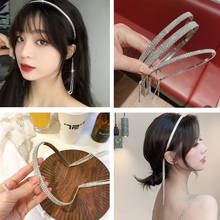 Women Elegant Luxury Full Crystal Tassel Hairbands Sweet Hair Ornament Headband Hair Hoop 2021 Fashion Hair Accessories 2024 - buy cheap