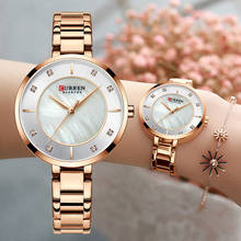 Curren Woman Watches Rose Gold Top Brand Luxury Watch Women Quartz Waterproof Women's Wristwatch Ladies Girls Watches Clock 2024 - buy cheap