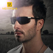 VEITHDIA Brand Men's Polarized Sunglasses Rimless Rectangle Driving Glasses Mirror Sport Mens Sun Glasses For Men 6501 2024 - buy cheap