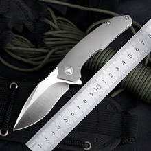 EDC Titanium Alloy Handle Folding Knife Paper Cutting Art Blade Cutting Knife Outdoor Camping Pocket Hunt Knife Tools 2024 - buy cheap