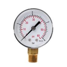 0-60PSI Mini Pressure Gauge Meter Pool Spa Filter Water Pressure Gauge Measuring Tool 1/4" NPT 2024 - buy cheap