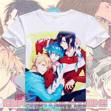 DRAMAtical Murder Aoba Seragaki  Cosplay Costume Cloth Adult Kids Child Short Sleeve T Shirt T-shirt 2024 - buy cheap