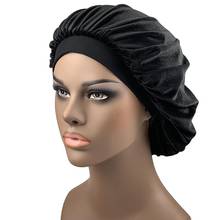 Touca feminina extensível de veludo, proteção de cabelo para noite dormir, turbante, gorro quimioterapia 2024 - compre barato