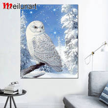 White eagle snow 5d diy diamond painting full square round drill diamond embroidery sale needlework home decoration AS0810 2024 - buy cheap