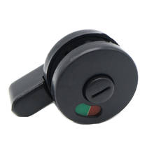 Universal Black Privacy WC Plastic Latch Vacant Engaged Door Lock Toilet Shower cubicles & Bathroom Indicator Bolt high quality 2024 - buy cheap