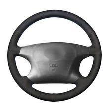 Car Accessories Hand Sew Black Suede Steering Wheel Cover for Toyota Avalon 2002-2004 Camry 2002 2003 2004 Highlander 2001-2003 2024 - buy cheap