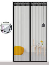 90-95 cm width Reinforced Magnetic Screen Door, Anti Mosquito Curtain mesh for door 2024 - buy cheap