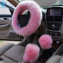 Plush Car Steering Wheel Cover for CX-3 CX-4 CX-5 CX-7 CX-9 Mazda 3 Axela 6 Gh Gj Demio Anti-Slip Funda Volante 2024 - buy cheap