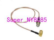 RG316 F TV Female Jack Bulkhead to SMA male plug Right angle Jumper pigtail Cable 4inch~10M 2024 - buy cheap