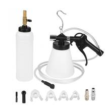 Kit de Purgador de freno de aire neumático, Extractor de purga al vacío de embrague de plástico, máquina de cambio de relleno de fluido, doble olla, 10 piezas 2024 - compra barato