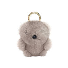 Plush Mink Fur Bag-Hang Pendant Car-Charm-Accessories Fashion Sweet Fluffy Pompon Keychain Women Gift 2024 - buy cheap