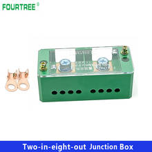 2 In 8 Out High Power Junction Box Quick Connect 220V Single Phase Household Zero-fire Shunt Terminal Block Box Metering Case 2024 - buy cheap