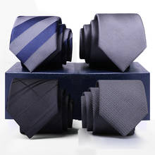 Gentlemen Business Ties 6CM Slim Tie For Men Fashion Formal Neck Tie High Quality Business Suit Work Party Necktie With Gift Box 2024 - buy cheap