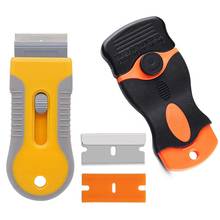 Multi-purpose Mini Razor Scraper Blade Car Sticker Window Tint Decal Paint Remover Film Glue Squeegee Cleaner Removing Tool 2024 - buy cheap