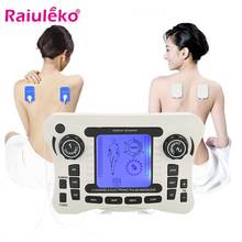Electric Massagers for The Body Tens Machine Vibrator Massage Relaxing Body Blue Display Channel Dual Output 10 Massage Mat 2024 - buy cheap