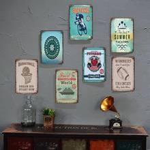 Vintage Metal Tin sign Sport Toilet Bar Art Posters Home Decor Restaurant Coffee Cafe Wall Plaques 2024 - buy cheap