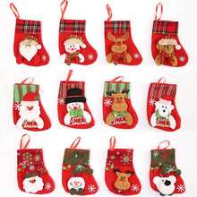 Christmas Tree Hanging Ornament Party Tree Xmas Decor Santa Stocking Sock Gift Candy Bags Lovely Gift Bag For Children 2024 - buy cheap