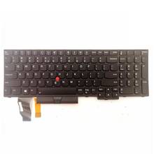 Новинка для Lenovo Thinkpad E580 L580 клавиатура с подсветкой для ноутбука US клавиатура 01YP640 2024 - купить недорого