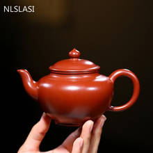 Чайник Yixing с фильтром из фиолетовой глины, чайник Dahongpao, необработанная руда, оригинальный галстук Гуаньинь на заказ, 240 мл 2024 - купить недорого