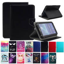 Printed Leather Stand Case 7 inch Tablet Case For Lenovo Tab 2 3 4 7.0 A7-10 20 TB3-710 TB3-730F M TB-7504 Tab E7 TB-7104F 7'' 2024 - buy cheap