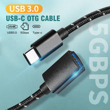 ANKNDO-Cable Otg tipo C de 15Cm, conector Usb a Usb3.0 para teléfono móvil Xiaomi, Samsung, usbc, accesorios de adaptador Otg 2024 - compra barato