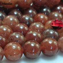Mamiam Natural Aventurina púrpura perlas 6mm 8mm Lisa redonda piedra Diy pulsera collar de joyería de piedras preciosas, regalo de diseño 2024 - compra barato