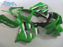 Kits de carenagem para kawasaki ninja 1998 e 1999, zx9r, abs, conjunto de peças de plástico verde e branco 2024 - compre barato