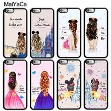 BFF-funda de teléfono para pareja de mejores amigas, carcasa bonita para iPhone 13, 12 Pro Max, mini, 11 Pro Max, XS, X, XR, 6S, 7, 8 Plus, SE, 2020 2024 - compra barato