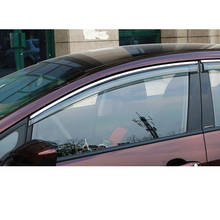 Lsrtw2017 Car Half Transparent Injection Molding Window Rearview Rain Shade Strip Trims for Kia K3 Kia Cerato 2012-2018 2024 - buy cheap