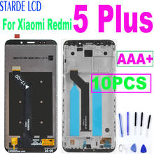 10PCS  Best LCD for Xiaomi Redmi 5 Plus LCD Display 10 Point Touch Screen Digitizer Assembly+ Frame Redmi5 Plus MEG7 Glass 2024 - buy cheap