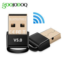 GOOJODOQ-Mini adaptador inalámbrico Bluetooth 5,0, receptor Dongle, transmisor, música, Audio, para PC, altavoz, ordenador 2024 - compra barato