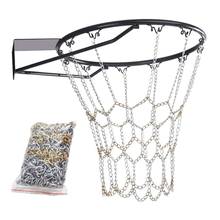 Basketball Classic Sport Steel Chain Basketball Net Outdoor Galvanized Basketball Target Net Steel Chain Durable Y6 2024 - buy cheap