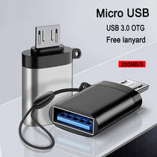 USB 3.0 to Micro USB OTG Adapter Mobile Phone Accessories Connect Car Reader U Disk Micro SD Card Phone Flashes OTG Converters 2024 - buy cheap