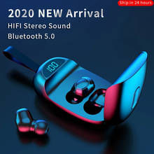 Js05-fones de ouvido sem fio tws., headset intra-auricular esportivo com bluetooth 5.0, cancelamento de ruído, visor de led, à prova d'água. 2024 - compre barato