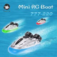 HappyCow 777-220 Mini RC Boats Radio Remote Control Hovercraft Hover barco de pesca Water Best Gifts for Children Kids Birthday 2024 - buy cheap