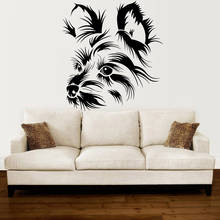 Cartoon Dog Wall Stickers Pet Grooming Salon Home Decoration Vinyl Living Room Interior Waterproof Window Wall Decals Z006 2024 - buy cheap