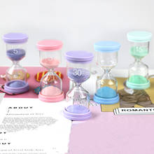 6PCS Sand Timer 1/3/5/10/15/30 Minutes Hourglass Sand Clock Sandglass for Kids Games Classroom Home Office Kitchen 2024 - buy cheap