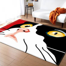 Cartoon Cat 3D printing Carpet Kids Room play Area Rug Girls Bedroom Soft Rugs Baby Crawl Mat Home Decor Carpets for Living Room 2024 - buy cheap