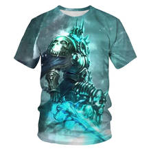 Camiseta con estampado 3D de personajes de la serie War para hombre, camiseta moderna de gran tamaño 6X, Verano 2024 - compra barato