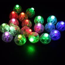 10 шт Мини светодиодный светильник шаровая лампочка для воздушных шаров фонарь вечеринок по случаю Дня Рождения украшения 2024 - купить недорого