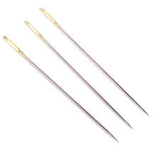 3 Pcs Sharp Steel Needles Small-eye Hand Sewing Needles for Self Threading Stitching Chenille, Darners, Embroidery (Silver) 2024 - buy cheap
