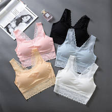 Bra Wireless Bras For Women Bralette Seamless Lace Brassiere Push Up Thin Underwear Sexy Lingerie Soft Comfortable 2024 - buy cheap