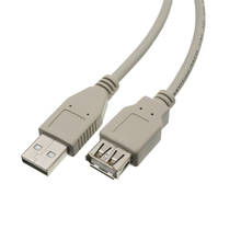 Cable de extensión USB 2,0, 10 pies, 3M, USB 2,0, macho A hembra, color Beige, tipo A, enchufe macho/tipo A hembra 2024 - compra barato